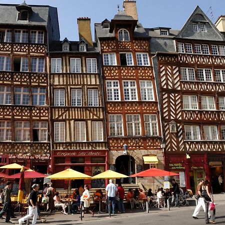 Hotel Des Lices Rennes Exterior foto