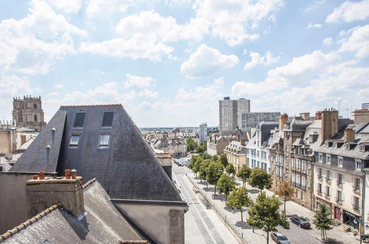 Hotel Des Lices Rennes Exterior foto